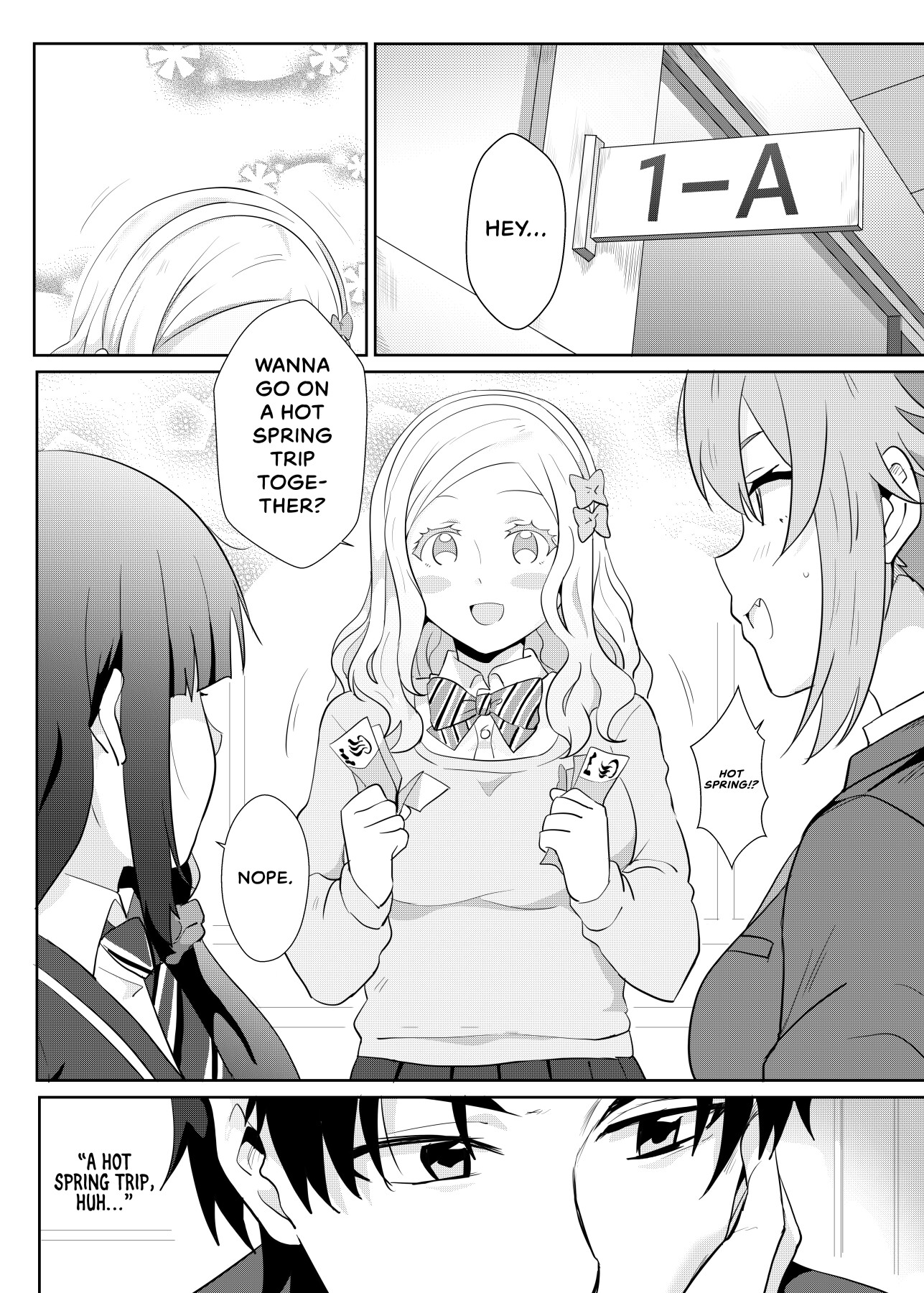 Hentai Manga Comic-Going On A Hotspring Trip With Tomos Mom And Her Friends!-Read-2